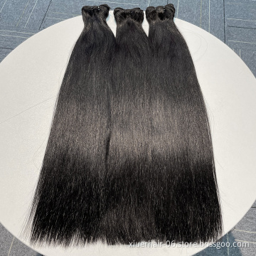 Unprocessed 15A 14A 12A Grade Virgin Hair Double Drawn Silk Frontal 100% Virgin Cuticle Aligned Human Hair India